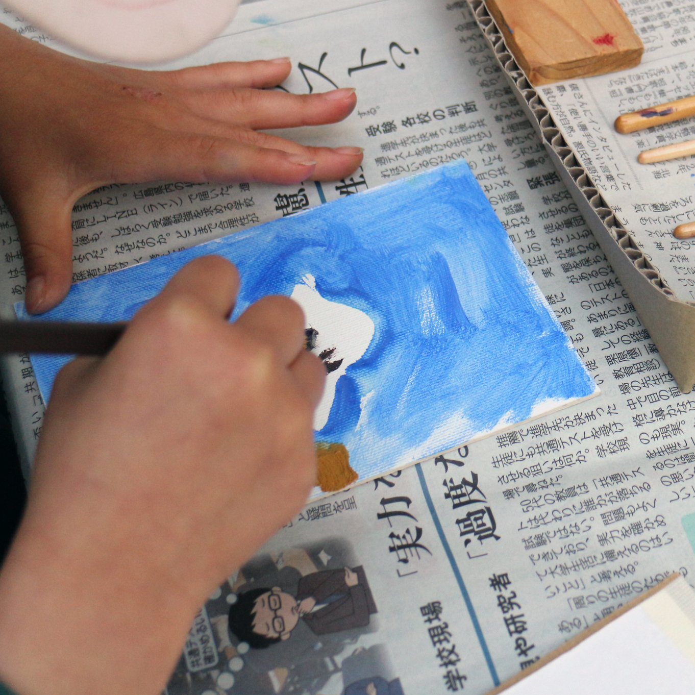 夏休み子ども絵画教室