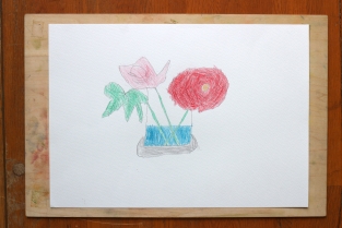 nakata Labs ワークショップ 花束の絵を描こう